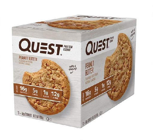 Quest Nutrition Protein Cookie 12x50g  Chocolate Chip | ROUGHBULL FITNESS