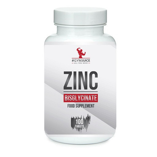 #GYMJUICE ZINC Bisglycinate - 100 Tab | ROUGHBULL FITNESS