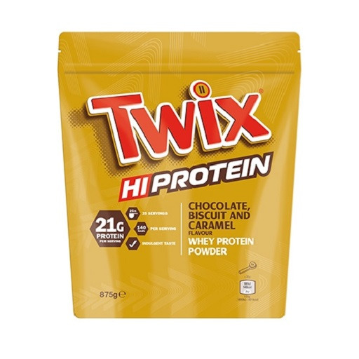 Twix Hi Protein Powder 875g - Choco Biscuit and Caramel | ROUGHBULL FITNESS