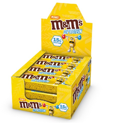 M&M M und M Protein Bar 12x52g Crispy | ROUGHBULL FITNESS