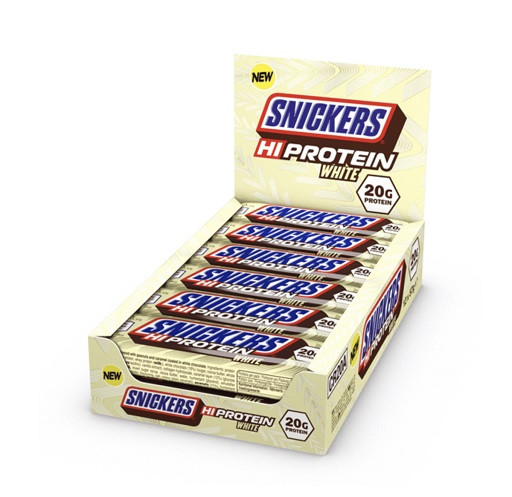 Snickers HI Protein White Bar (12x57g) | ROUGHBULL FITNESS
