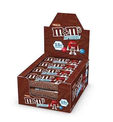 M&M DAMAGED BOX Protein Bar 12x51g Chocolate | ROUGHBULL FITNESS