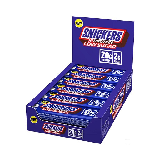 Snickers LOW SUGAR High Protein Bar (12x57g) Milk Chocolate | ROUGHBULL FITNESS