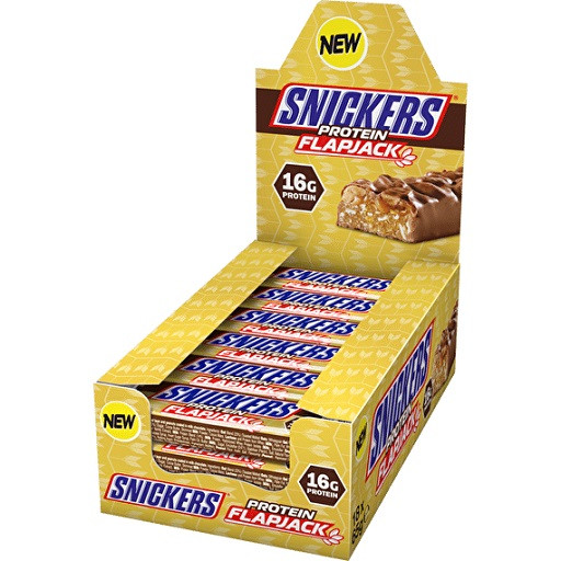 Snickers Protein Flapjack - 18x65g | ROUGHBULL FITNESS