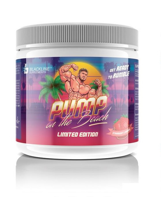 Blackline Supplements - PUMP On The Beach - Limited Edt. - 225g Strawberry Lemonade | ROUGHBULL FITNESS