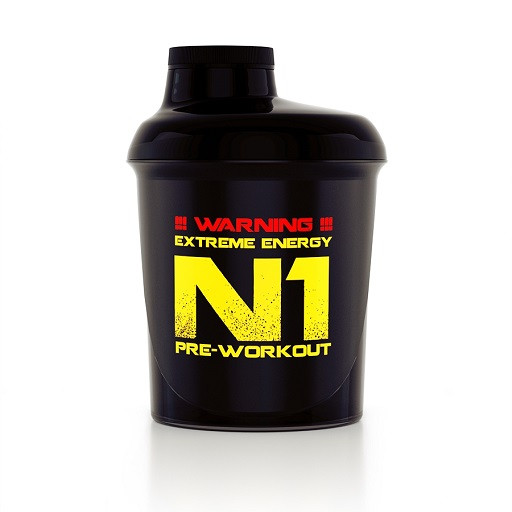 Nutrend SHAKER 300ml - Black N1 INAKTIV | ROUGHBULL FITNESS