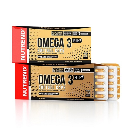 Nutrend Omega 3 Plus 120 Softgel Kapseln | ROUGHBULL FITNESS