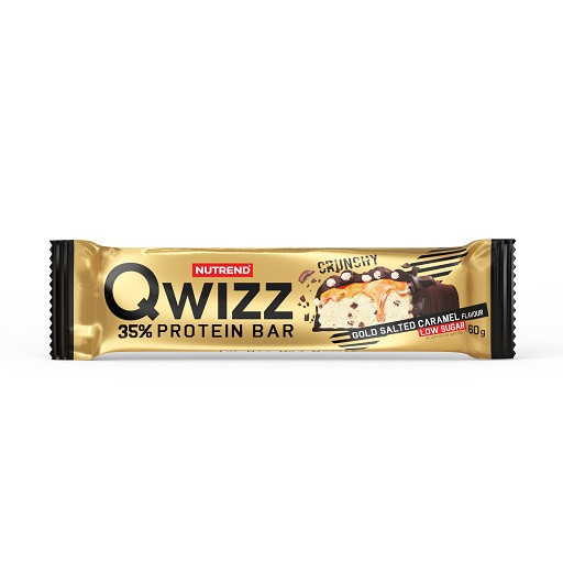 Nutrend QWIZZ Crunchy Protein Bar 12x60g Chocolate & Raspberry | ROUGHBULL FITNESS