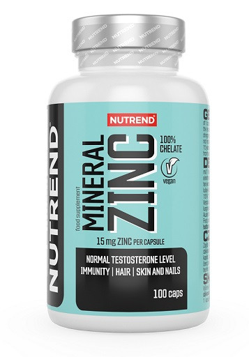 Nutrend Zinc Chelate 15mg 100 Caps | ROUGHBULL FITNESS