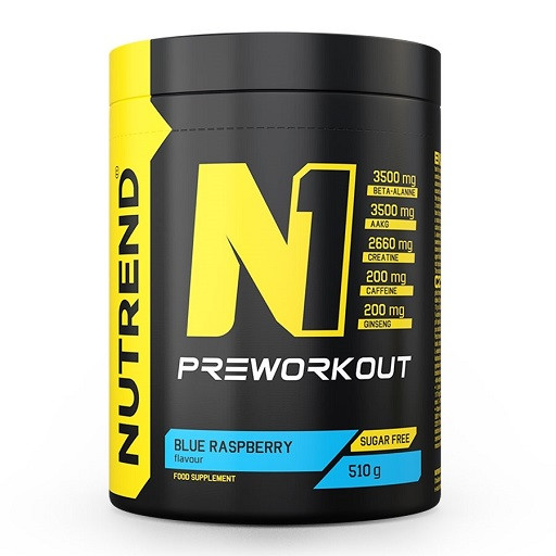 Nutrend N1 Preworkout 510g Blue Raspberry | ROUGHBULL FITNESS