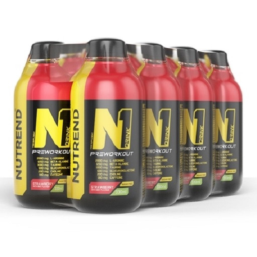 Nutrend N1 Preworkout Drink 8x330ml Energy | ROUGHBULL FITNESS