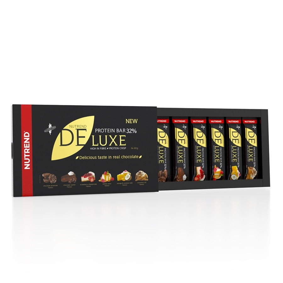 Nutrend Deluxe Protein Bar Set 6x 60g - mixed Flavours | ROUGHBULL FITNESS