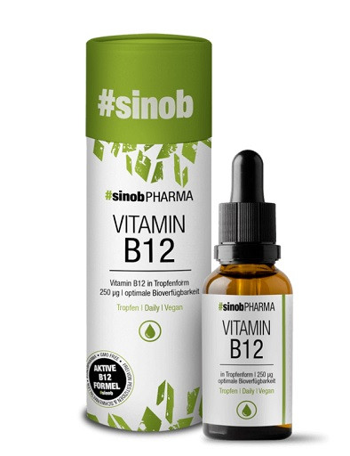 Sinob Vitamin B12 Tropfen 10ml | ROUGHBULL FITNESS