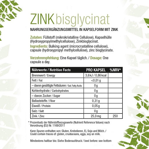 Sinob Zink Chelapro 60 Kapseln | ROUGHBULL FITNESS