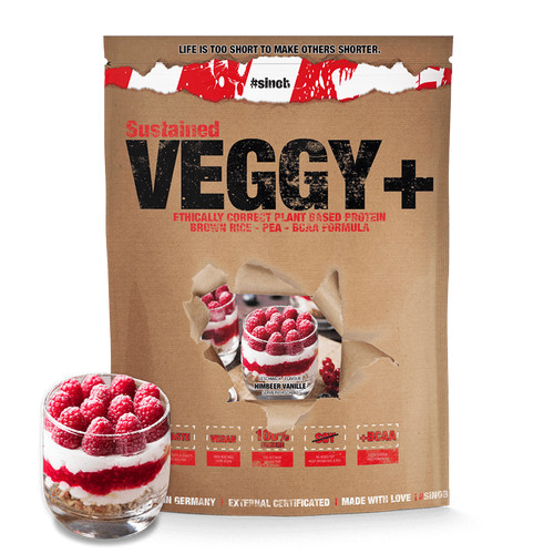 Sinob VEGGY + VEGAN PROTEIN 900G Vanilla Biskuit | ROUGHBULL FITNESS