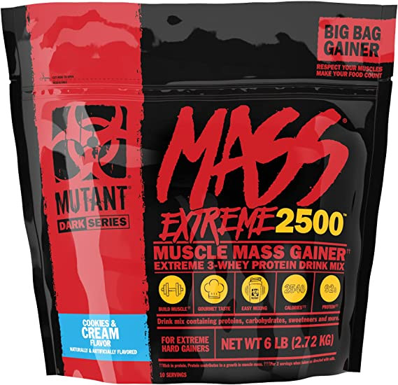 Mutant Mass XXXTREME 2500 - 2,72 kg Jacked Berry Blast | ROUGHBULL FITNESS