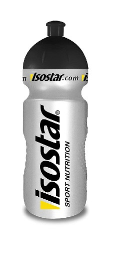 Isostar Wasserflasche / Trinkflasche 650ml - Kappe Schwarz | ROUGHBULL FITNESS