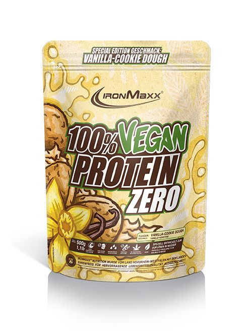 IronMaxx 100% Vegan Protein Zero 500g Dark Chocolate | ROUGHBULL FITNESS