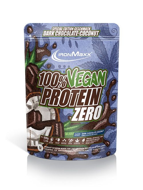 IronMaxx 100% Vegan Protein Zero 500g Chocolate-Banana | ROUGHBULL FITNESS
