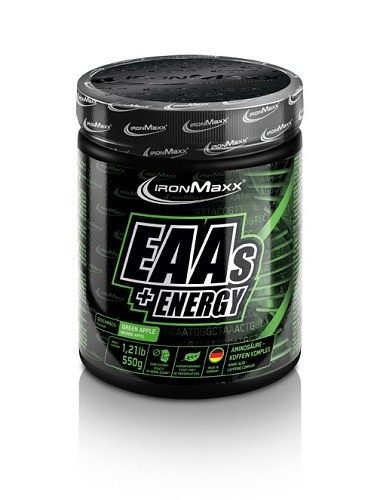 IronMaxx EAAs + Energy - 550g Green Apple | ROUGHBULL FITNESS
