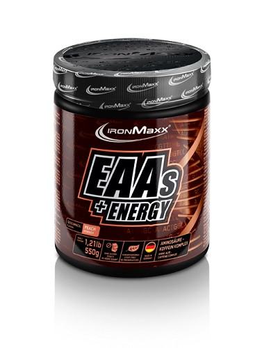 IronMaxx EAAs + Energy - 550g Pfirsich | ROUGHBULL FITNESS