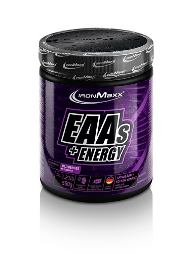 IronMaxx EAAs + Energy - 550g Wild Berries | ROUGHBULL FITNESS