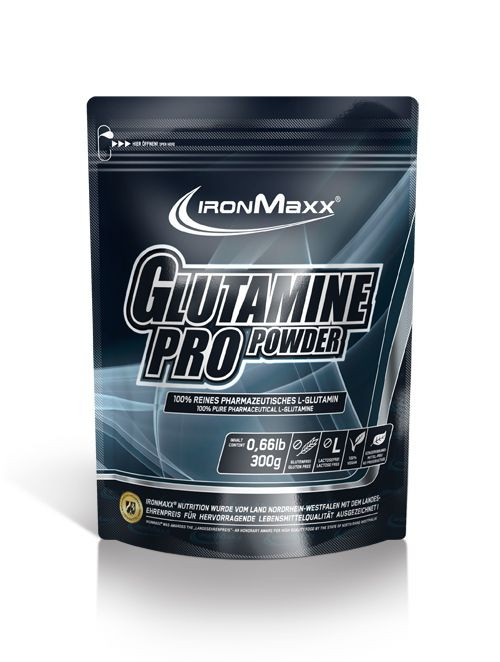 IronMaxx Glutamin Powder 300g Beutel | ROUGHBULL FITNESS