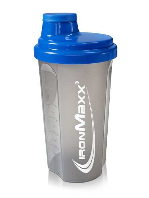 IronMaxx Shaker Transparent Blau - 700ml | ROUGHBULL FITNESS