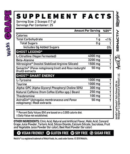 GHOST Legend V2 - PreWorkout 413g Warheads Watermelon | ROUGHBULL FITNESS