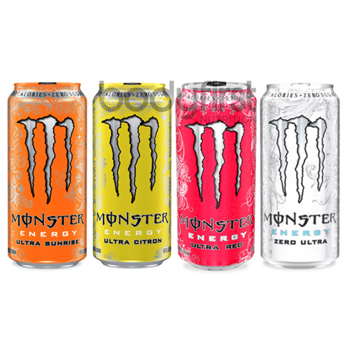 Monster Energy Ultra - (12x500ml) EXPORT Rosa | ROUGHBULL FITNESS