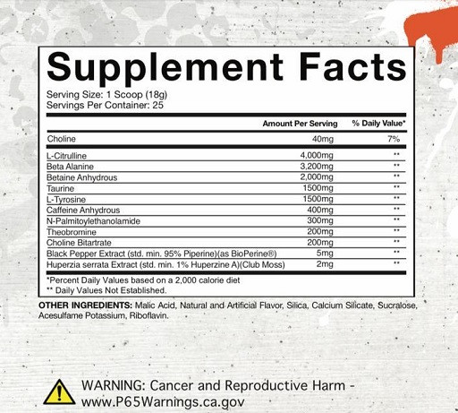 Gaspari Nutrition SuperPump Aggression 450g Mayhem Mango | ROUGHBULL FITNESS