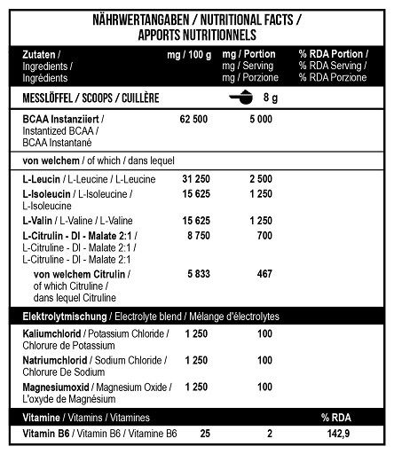 MST - BCAA Essential - 240g Pineapple | ROUGHBULL FITNESS