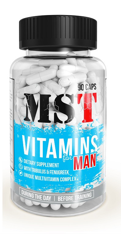 MST - Vitamins for MAN 90 caps | ROUGHBULL FITNESS