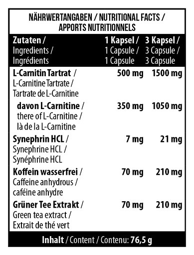 MST - L-Carnitine Pro 90 caps | ROUGHBULL FITNESS