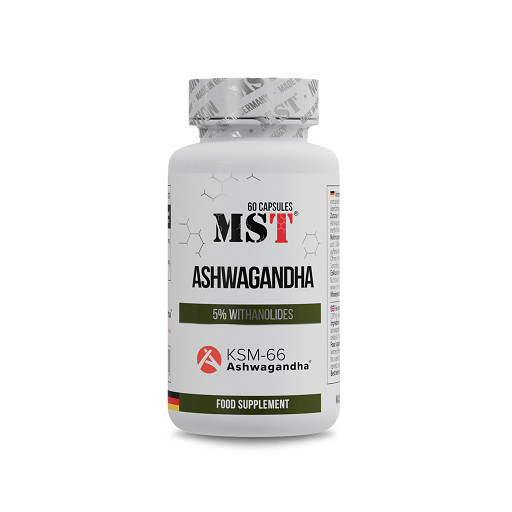 MST - Ashwagandha KSM 66® - 60 Caps | ROUGHBULL FITNESS