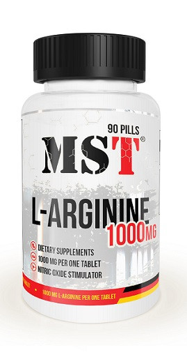 MST - L-Arginine 1000mg (90 Tabl.) | ROUGHBULL FITNESS