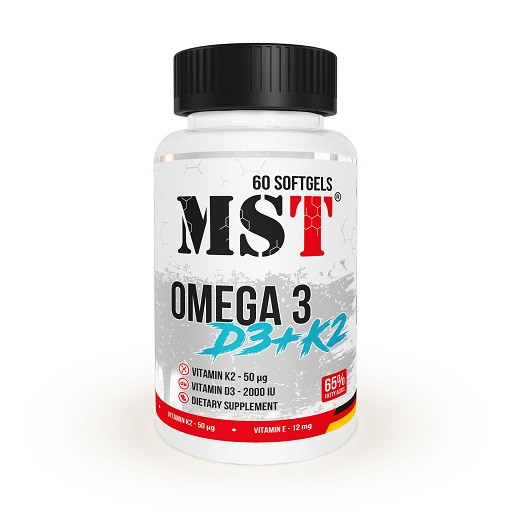 MST - Omega 3 + D3 + K2 - 60 Kapseln | ROUGHBULL FITNESS
