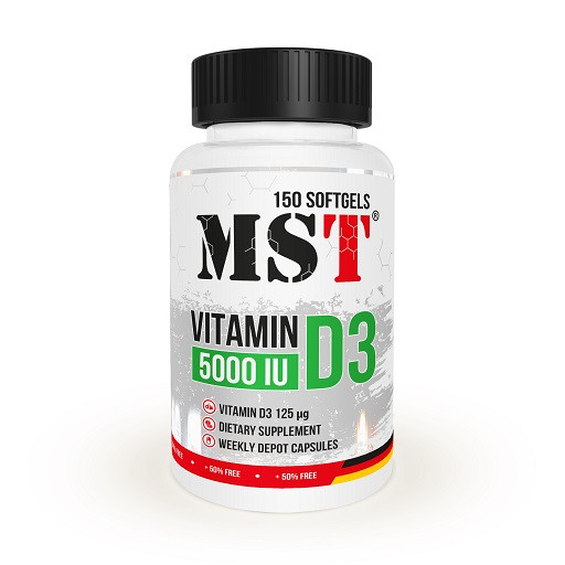 MST - Vitamin D3 - 150 Softgels | ROUGHBULL FITNESS