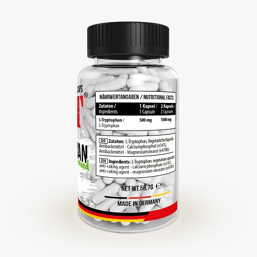 MST - Tryptophan 500mg - 90 Kapseln | ROUGHBULL FITNESS