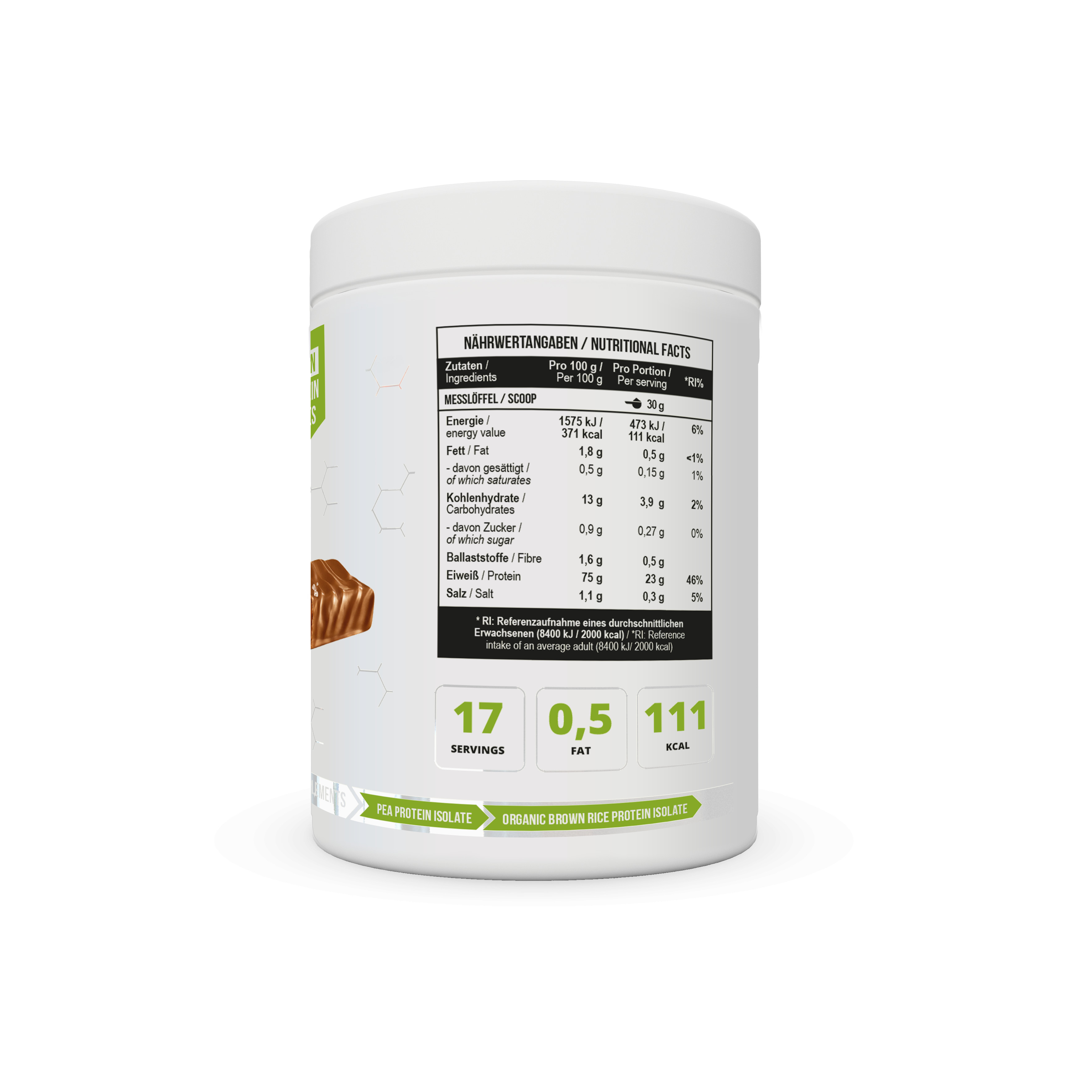 MST Vegan Mix Protein Isolat 510g Dose Salted Caramel | ROUGHBULL FITNESS