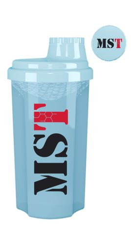 MST - Shaker Columbia Blue 700ml INAKTIV | ROUGHBULL FITNESS
