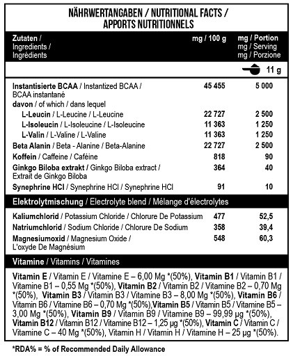 MST - BCAA Energy - 330g Lemon | ROUGHBULL FITNESS