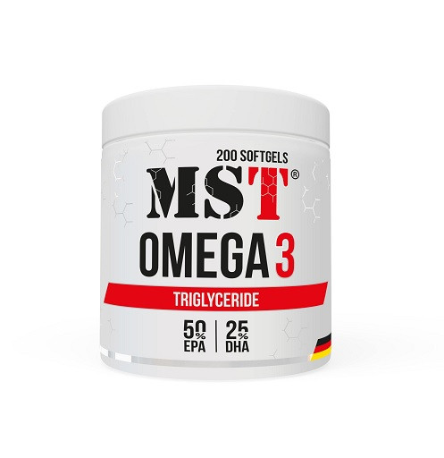MST - Omega 3 TRIGLYCERIDE 200 Softgels | ROUGHBULL FITNESS
