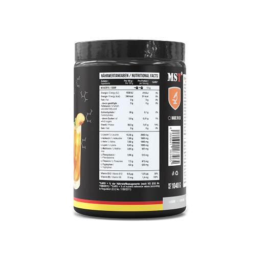 MST - EAA & BCAA 1040g Peach Ice Tea | ROUGHBULL FITNESS