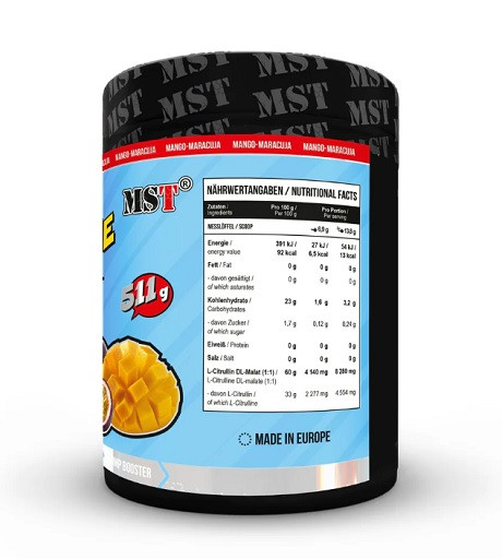MST - Citrulline Pump 511g Strawberry-Lime | ROUGHBULL FITNESS