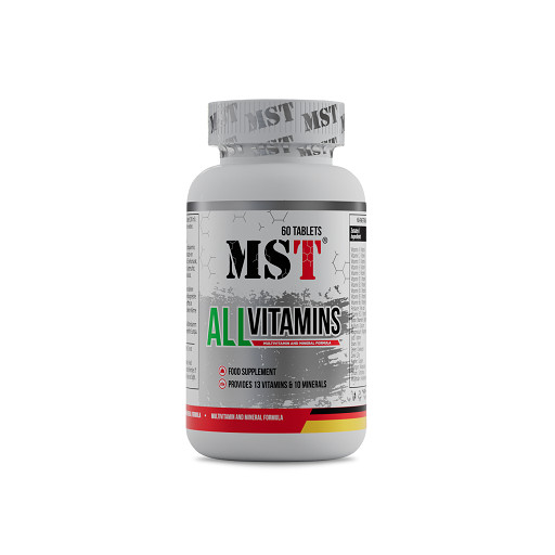 MST - All Vitamins 60 Pillen | ROUGHBULL FITNESS