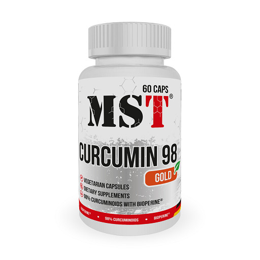 MST - Curcumin 98% Gold 60 Caps | ROUGHBULL FITNESS