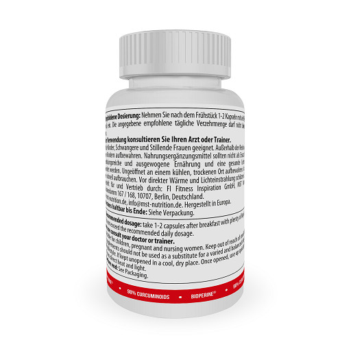 MST - Curcumin 98% Gold 60 Caps | ROUGHBULL FITNESS