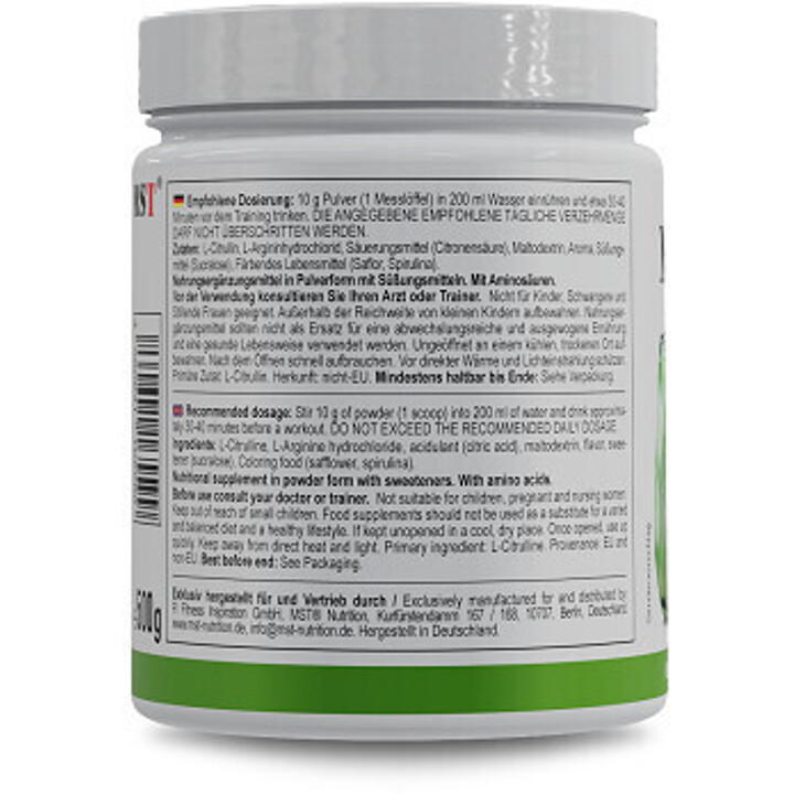 MST - Amino Pump (flavoured) 500g | ROUGHBULL FITNESS