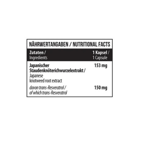 MST - Resveratrol 150mg 60 Kapseln | ROUGHBULL FITNESS
